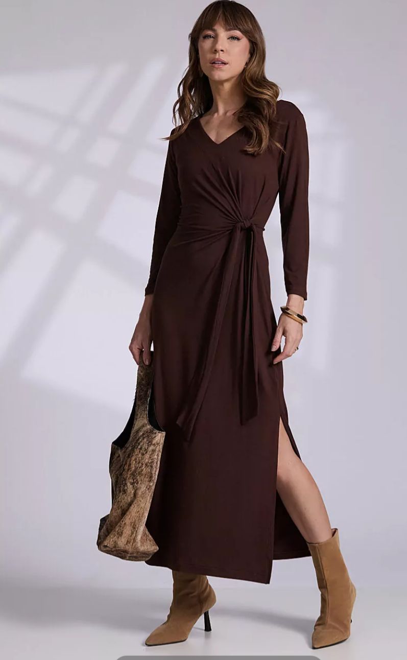 VESTIDO MALHA AMARRAÇÃO FRENTE